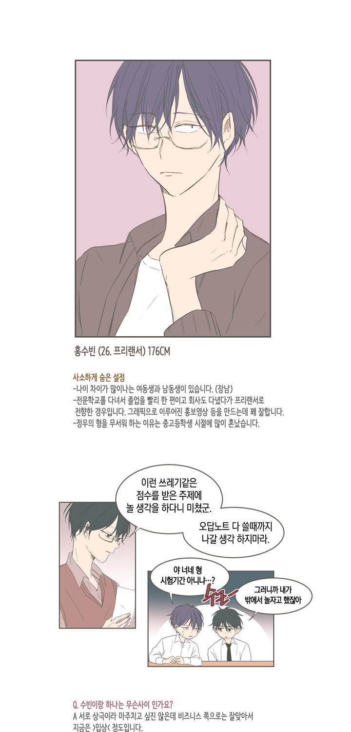 소비러와 존잘님 휴재공지 5
