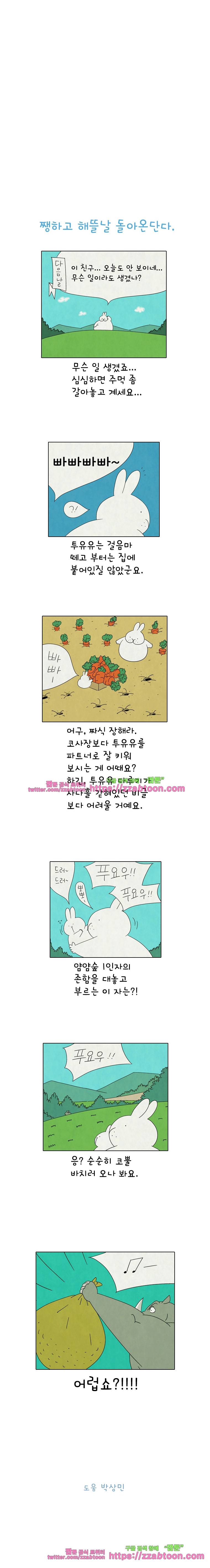 얌얌숲 당근길 토요요 175화. 쨍하고 해뜰날. 3