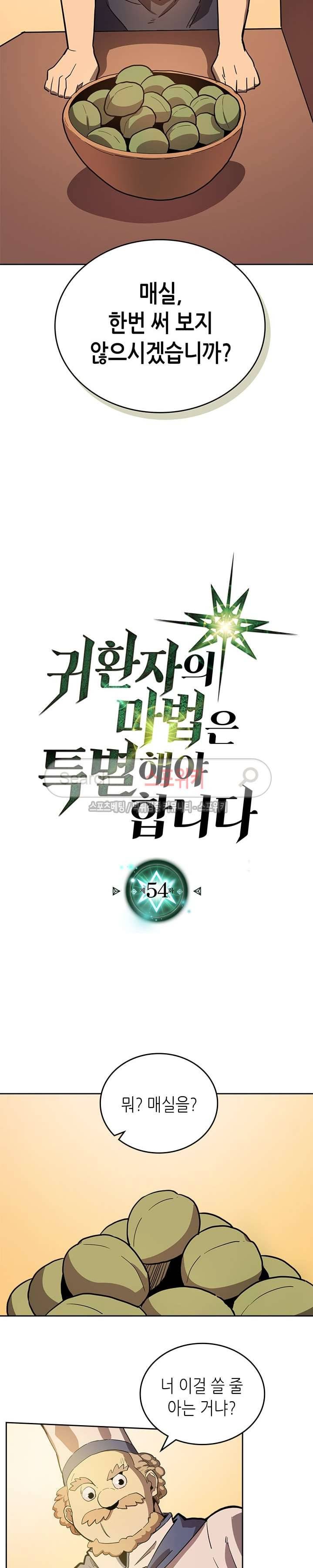 귀환자의 마법은 특별해야 합니다 54화 2