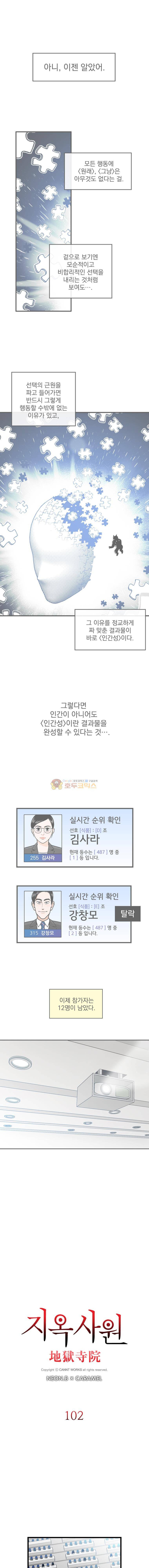 지옥사원 102화 1