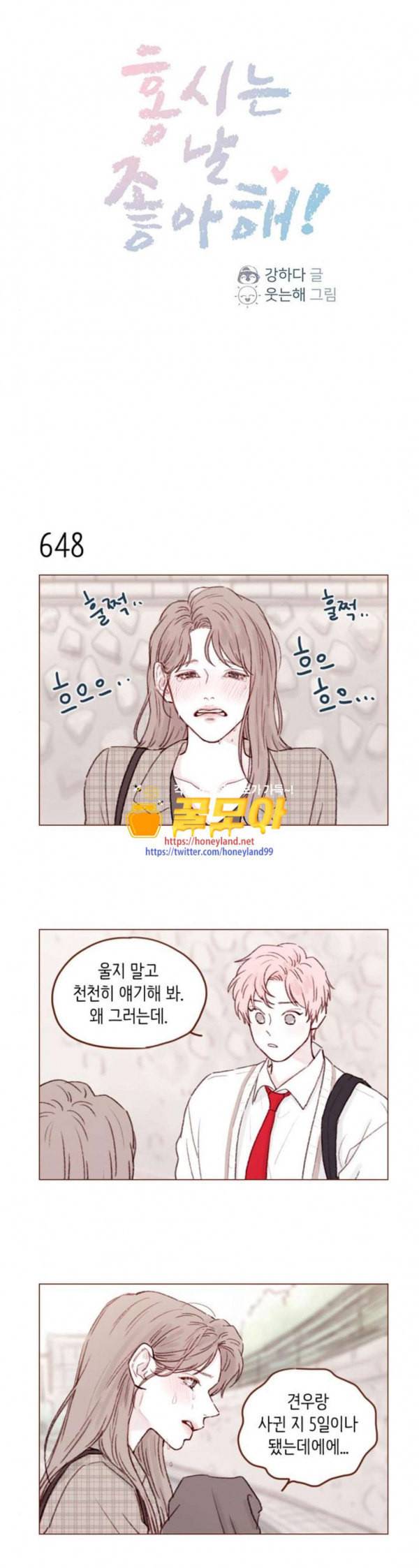 홍시는 날 좋아해 102화 사귄 건 나 혼자였던 것 같으니깐 1