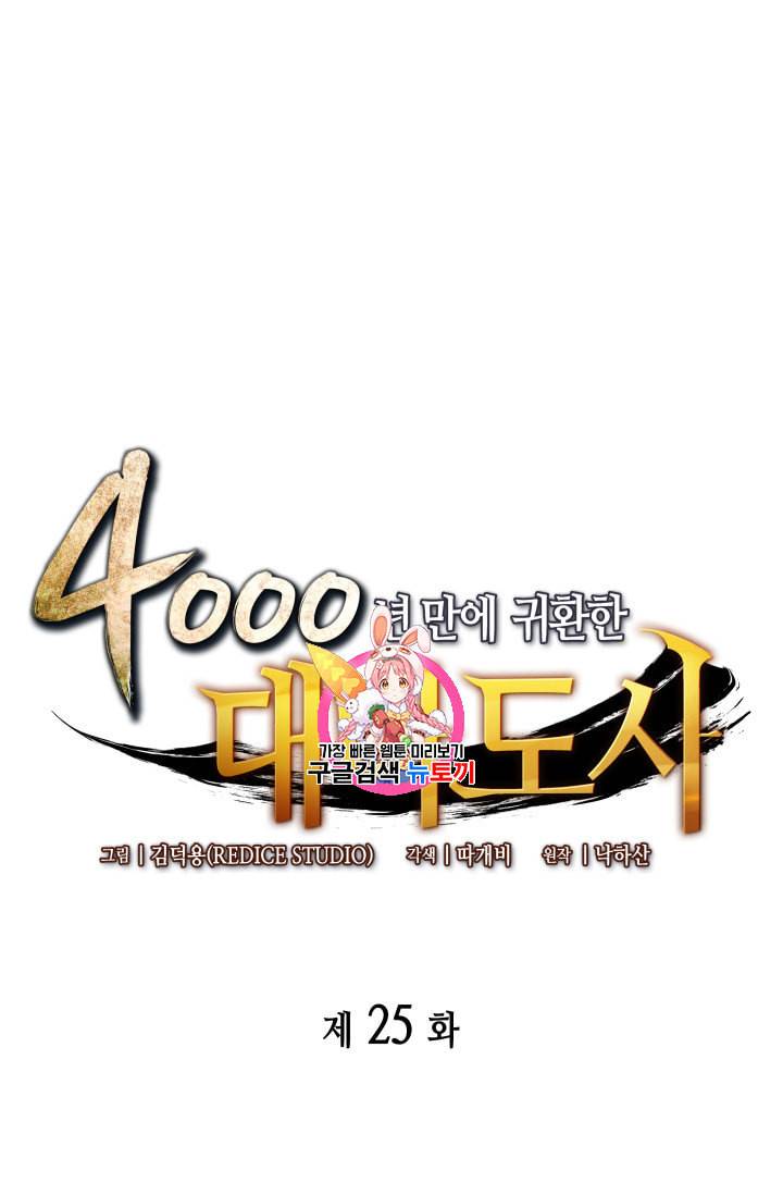 4000년 만에 귀환한 대마도사 25화 1