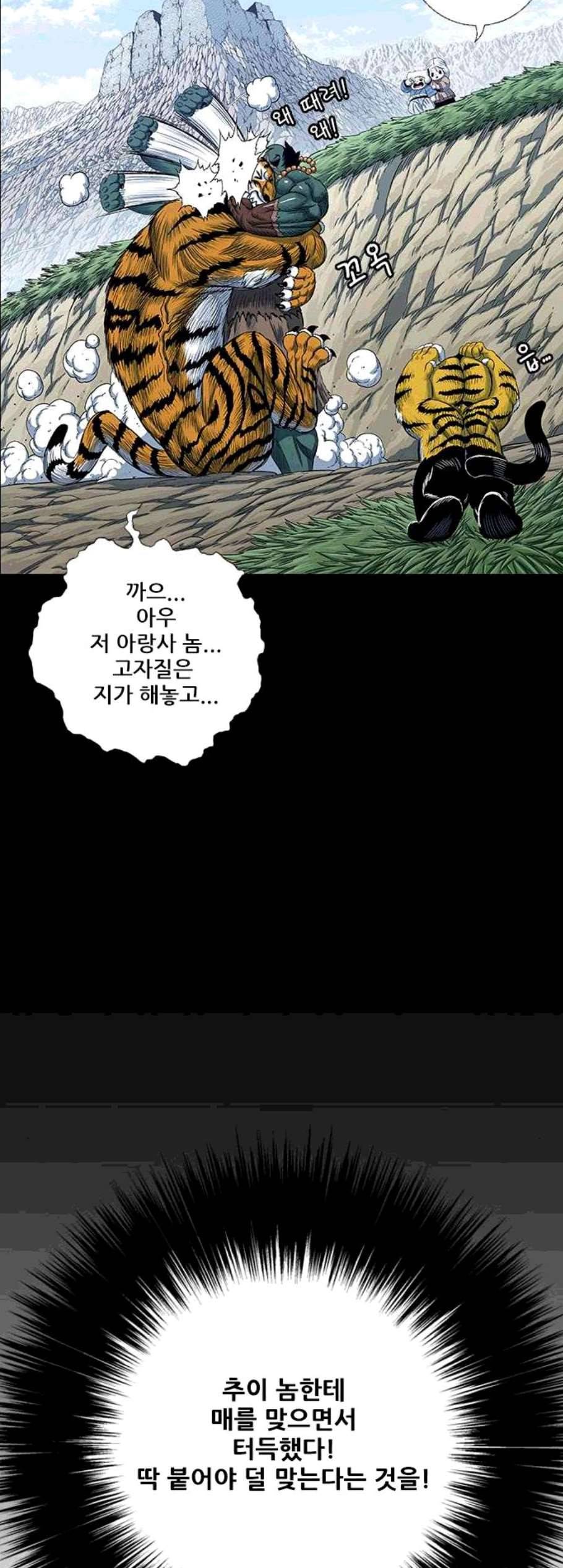 호랑이형님 2부 208화 흰눈썹 대 빠르3 12
