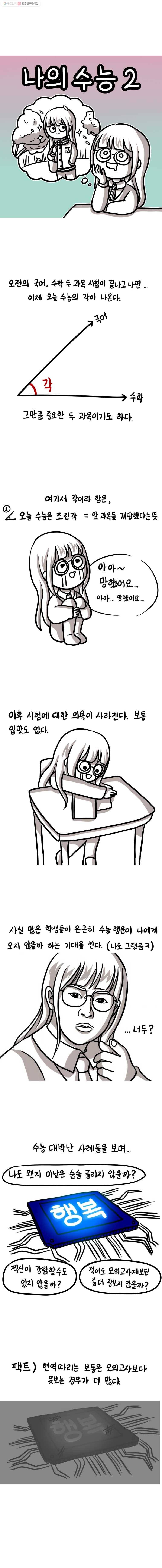 쓰레기 머학생 81화 나의 수능(2) 1