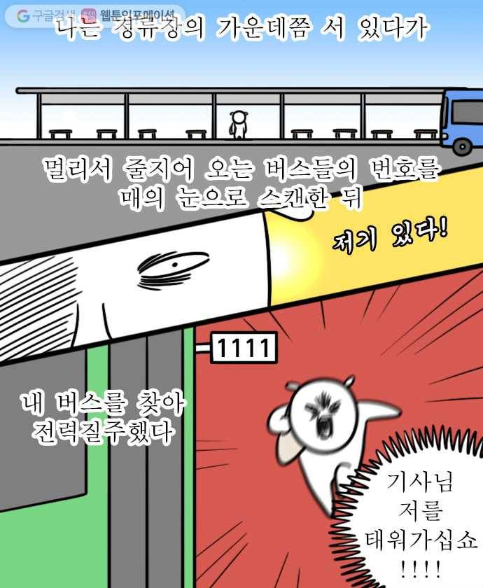 독립일기 33화 시내버스 적응기 12