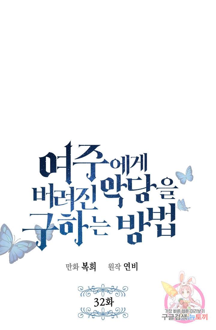 여주에게 버려진 악당을 구하는 방법 32화 1