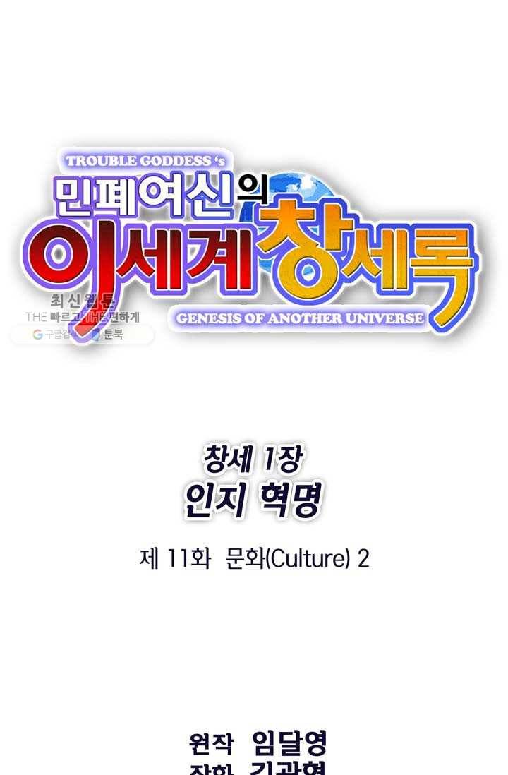 민폐 여신의 이세계 창세록 제 11화. 문화 (2) 1