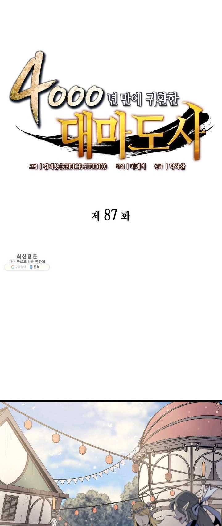 4000년 만에 귀환한 대마도사 87화 1