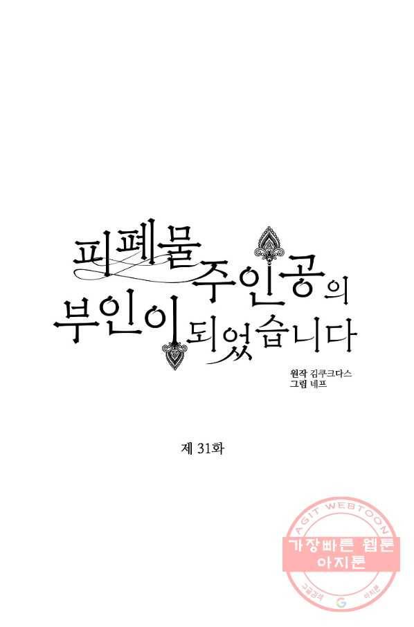 피폐물 주인공의 부인이 되었습니다 31화 1