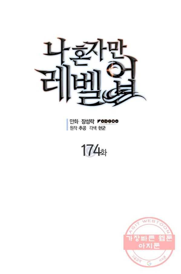 나 혼자만 레벨업 174화 1