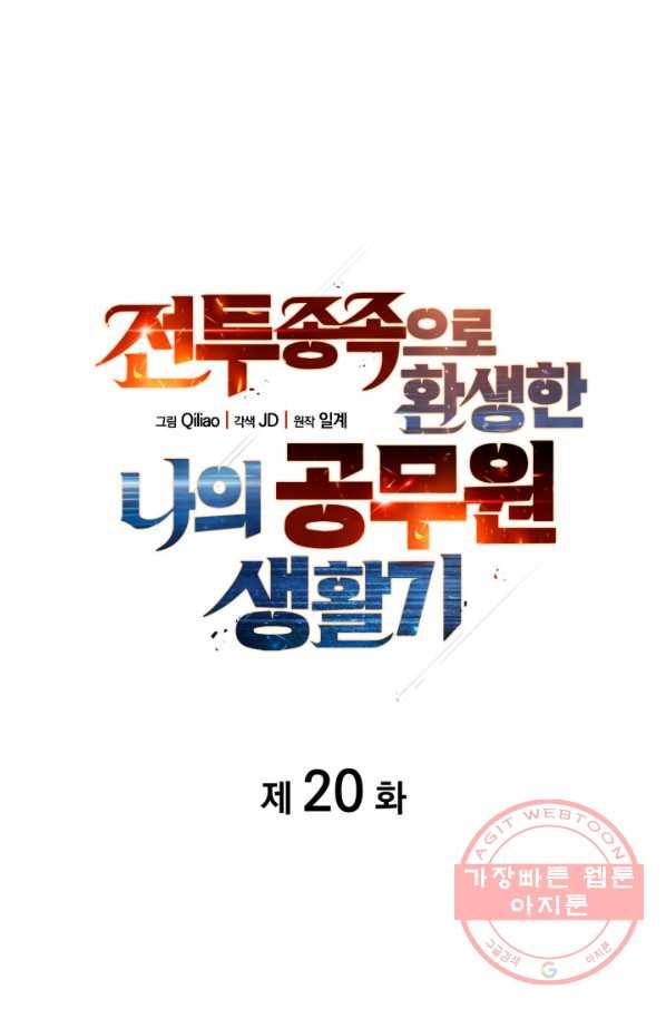 전투종족으로 환생한 나의 공무원 생활기 20화 15