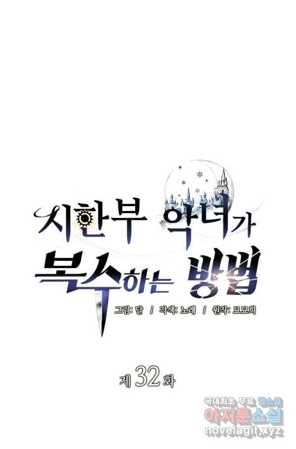 시한부 악녀가 복수하는 방법 32화 1