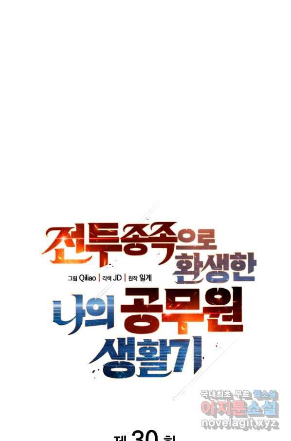 전투종족으로 환생한 나의 공무원 생활기 30화 16