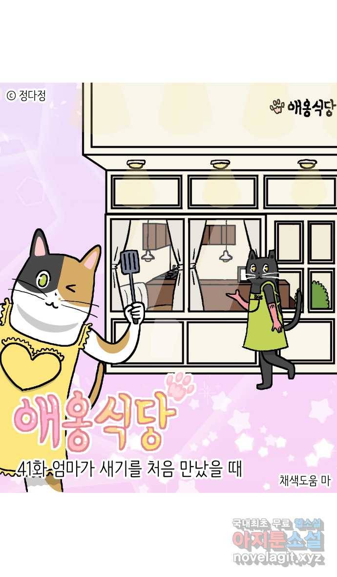 애옹식당 41화 엄마가 새기를 처음 만났을 때 1