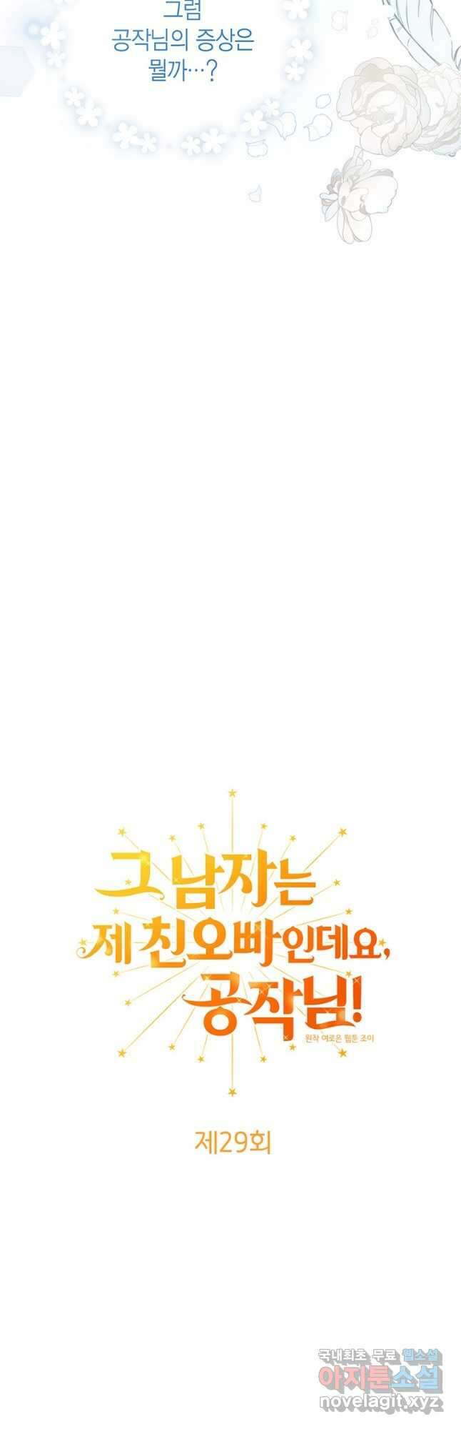 그 남자는 제 친오빠인데요, 공작님 29화 2