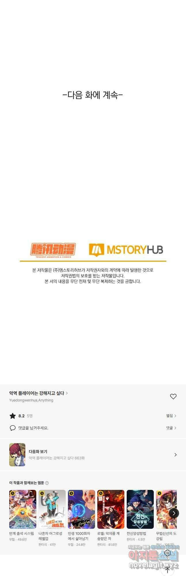 악역 플레이어는 강해지고 싶다 662화 36