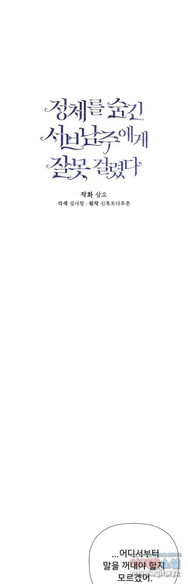 정체를 숨긴 서브남주에게 잘못 걸렸다 69화 8