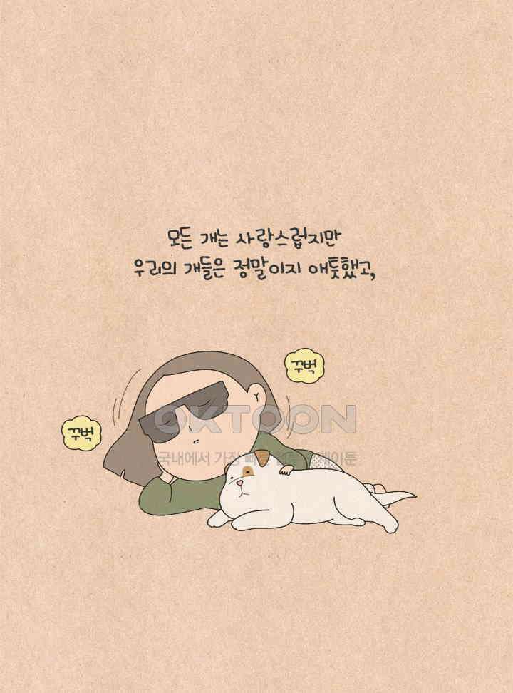 퀴퀴한 일기 ＃571． 나의 개 5