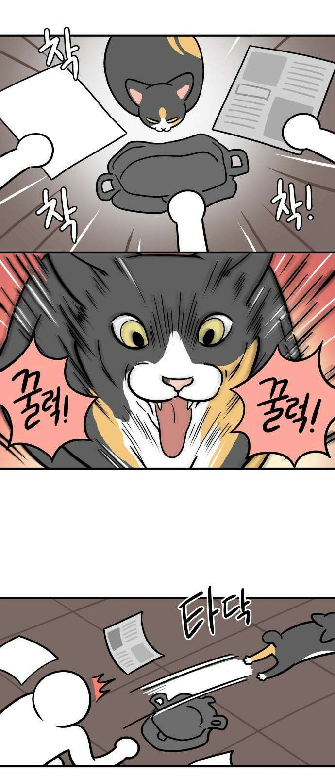 노곤하개 쇼츠 고양이의 꿀렁 소리 5