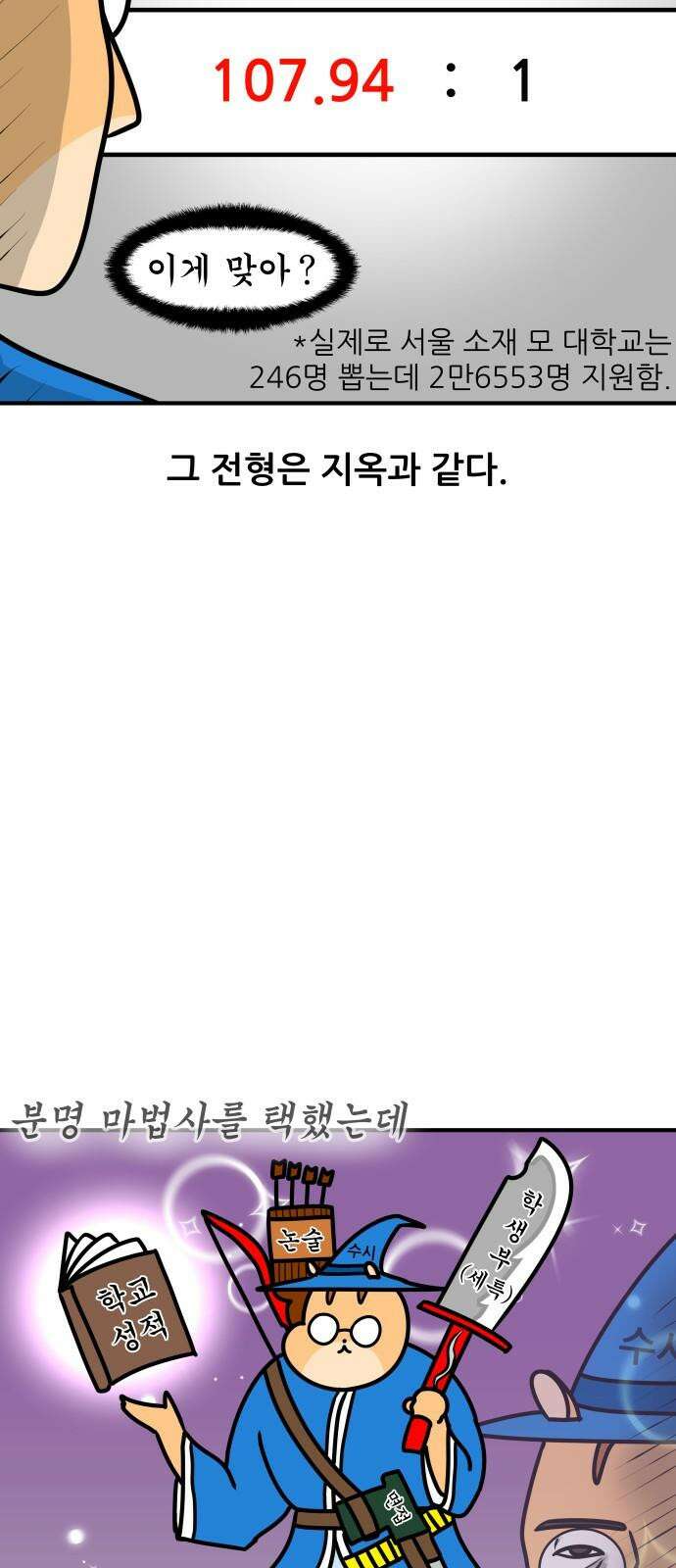 K학원 생존기 101화 - 수시란 무엇인가 11