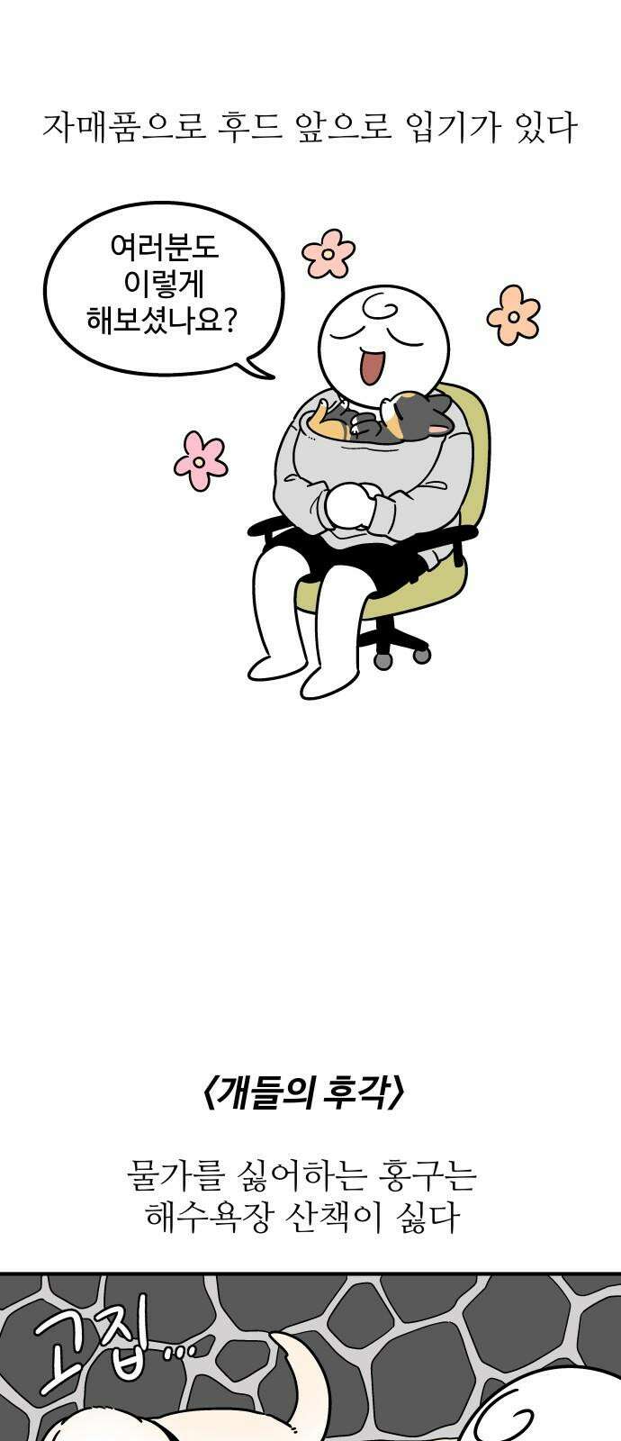 노곤하개 쇼츠 긴 티셔츠 5