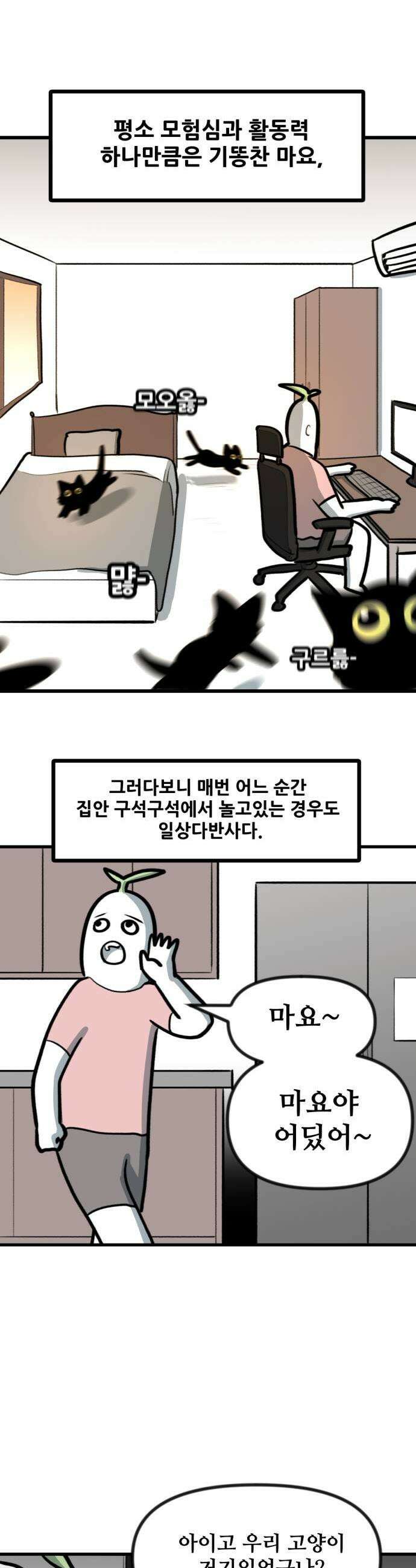 방구석 재민이 43화 고양이 테라피 1