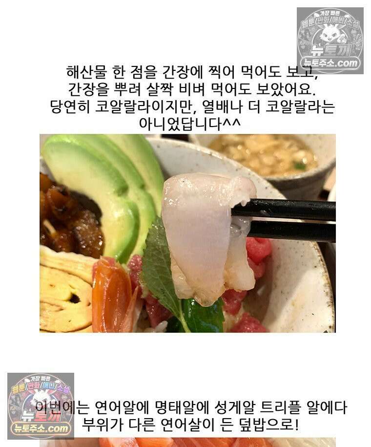 코알랄라 165화 해산물덮밥 53